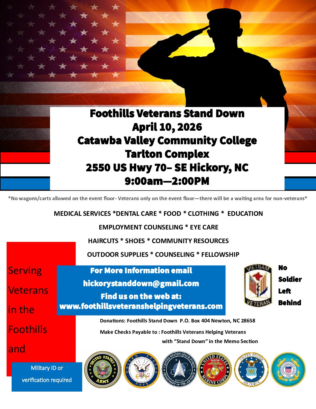 2026 Spring Stand Down Flyer final Stand Down Event Spring 2025